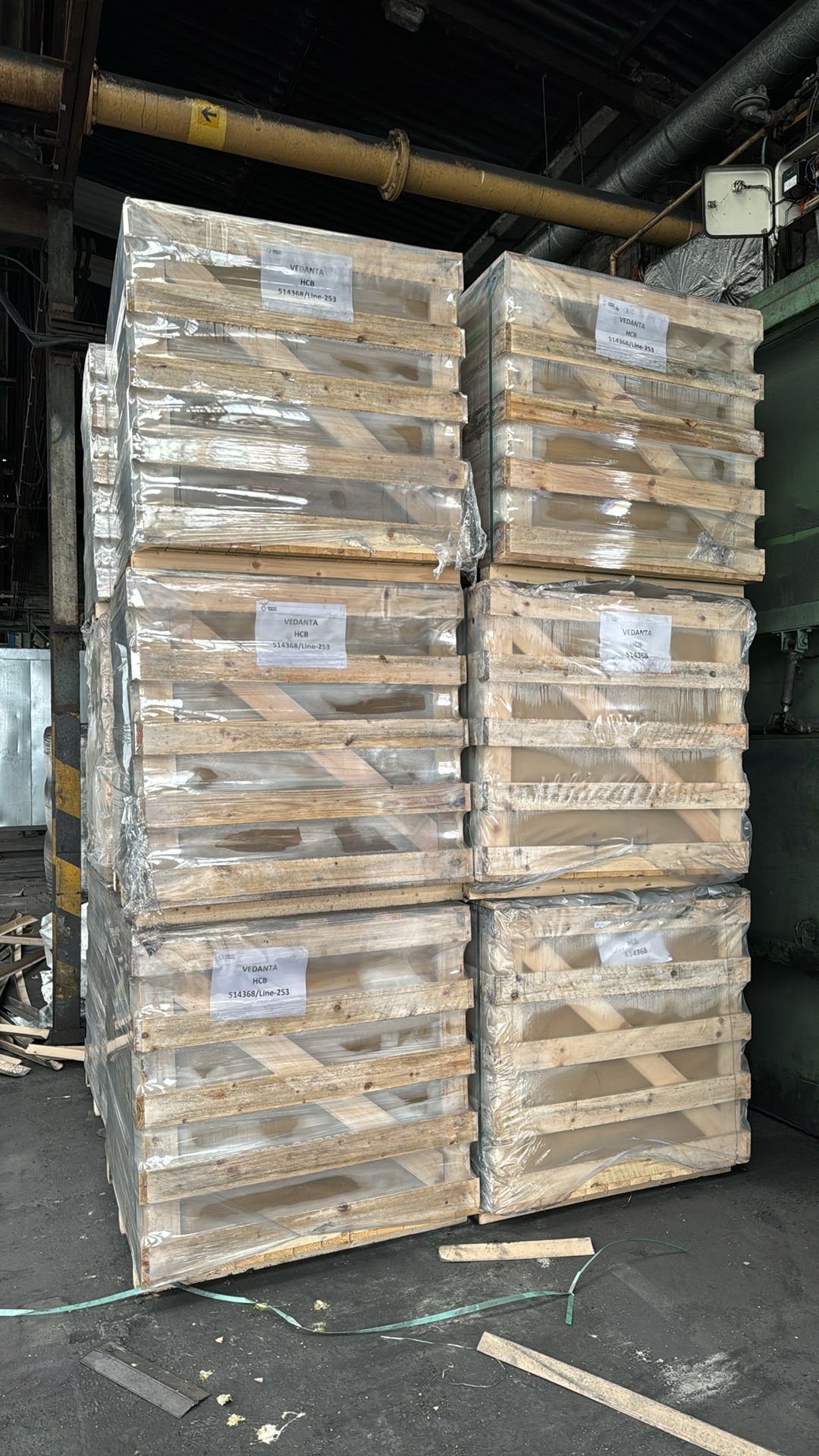 12 x pallets of HCB - Ramming Paste