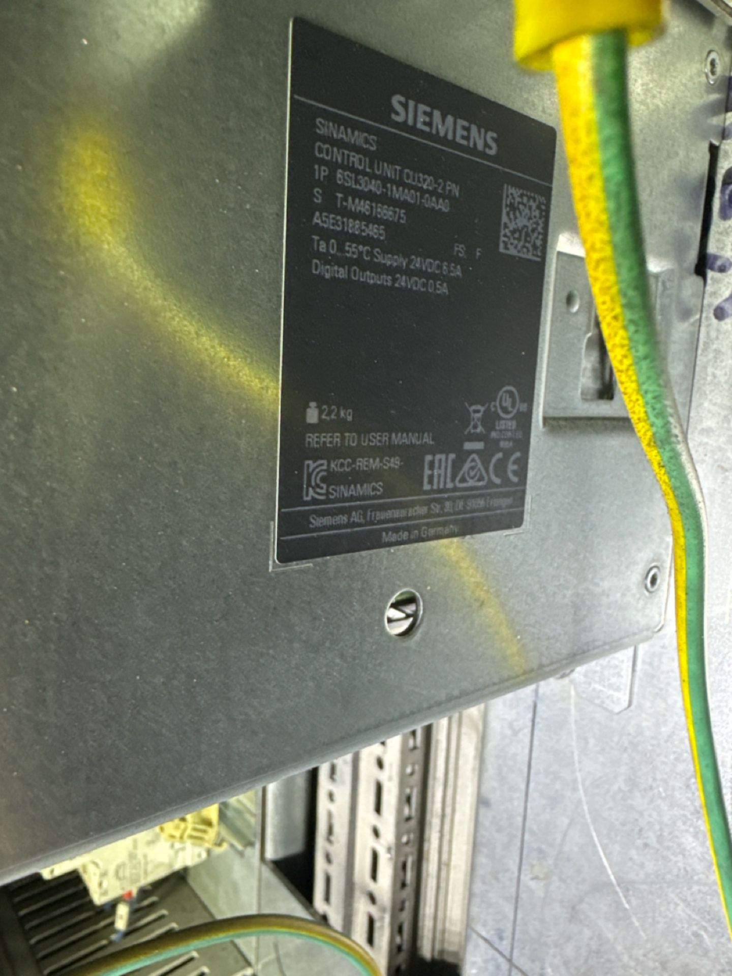 Siemens Sinamics Control Unit CU320-2PN - Image 3 of 3