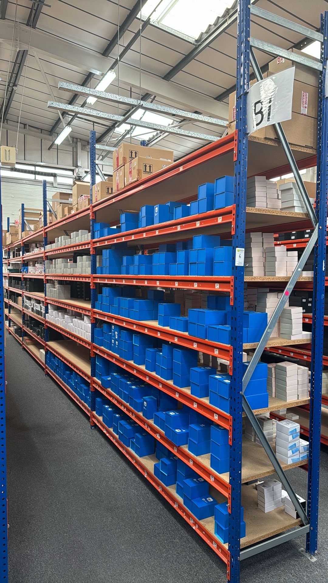 5 x Bays Of Boltless Shelving Racking