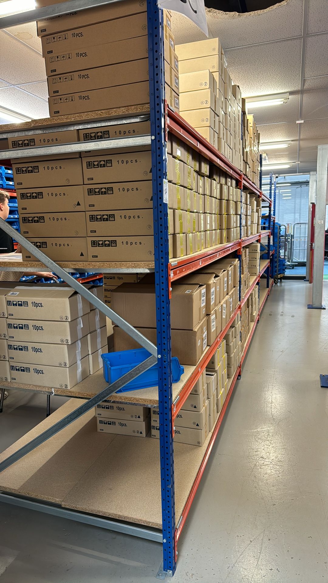 4 x Bays Of Boltless Shelving Racking