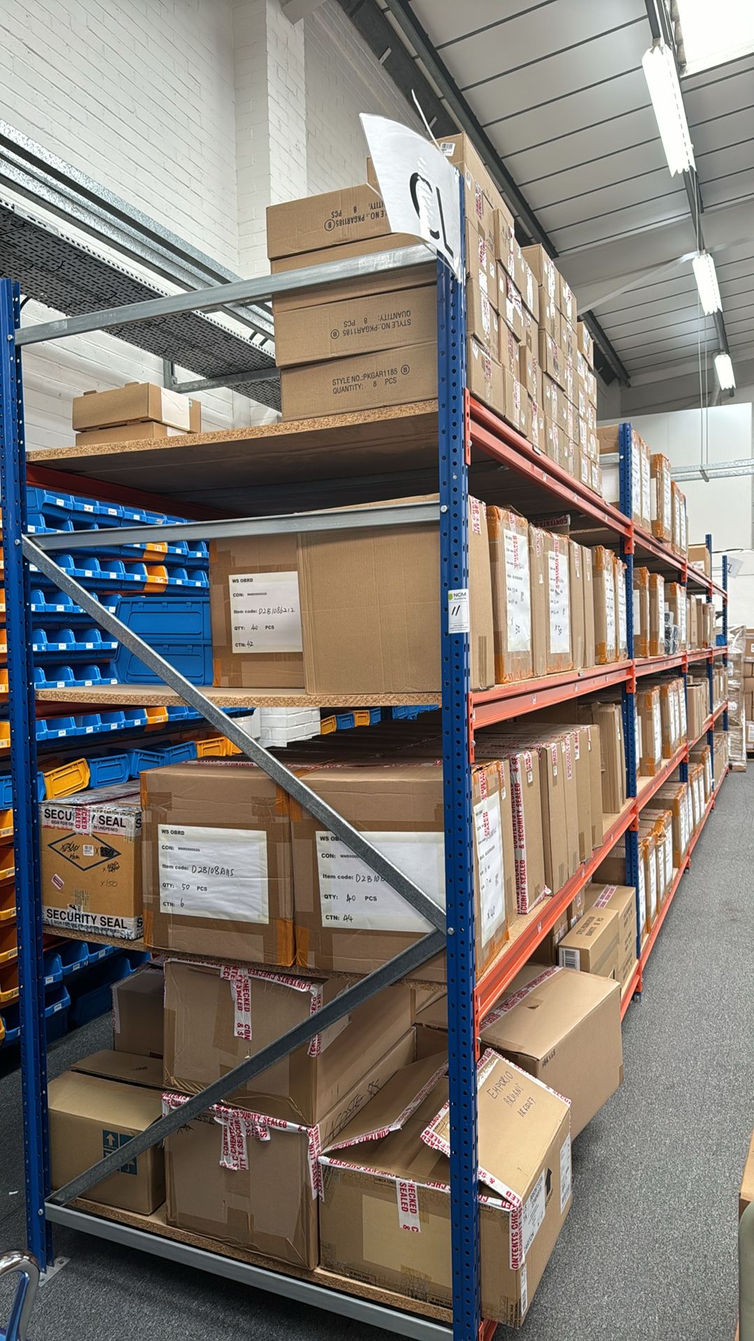 4 x Bays Of Boltless Shelving Racking - Image 3 of 4