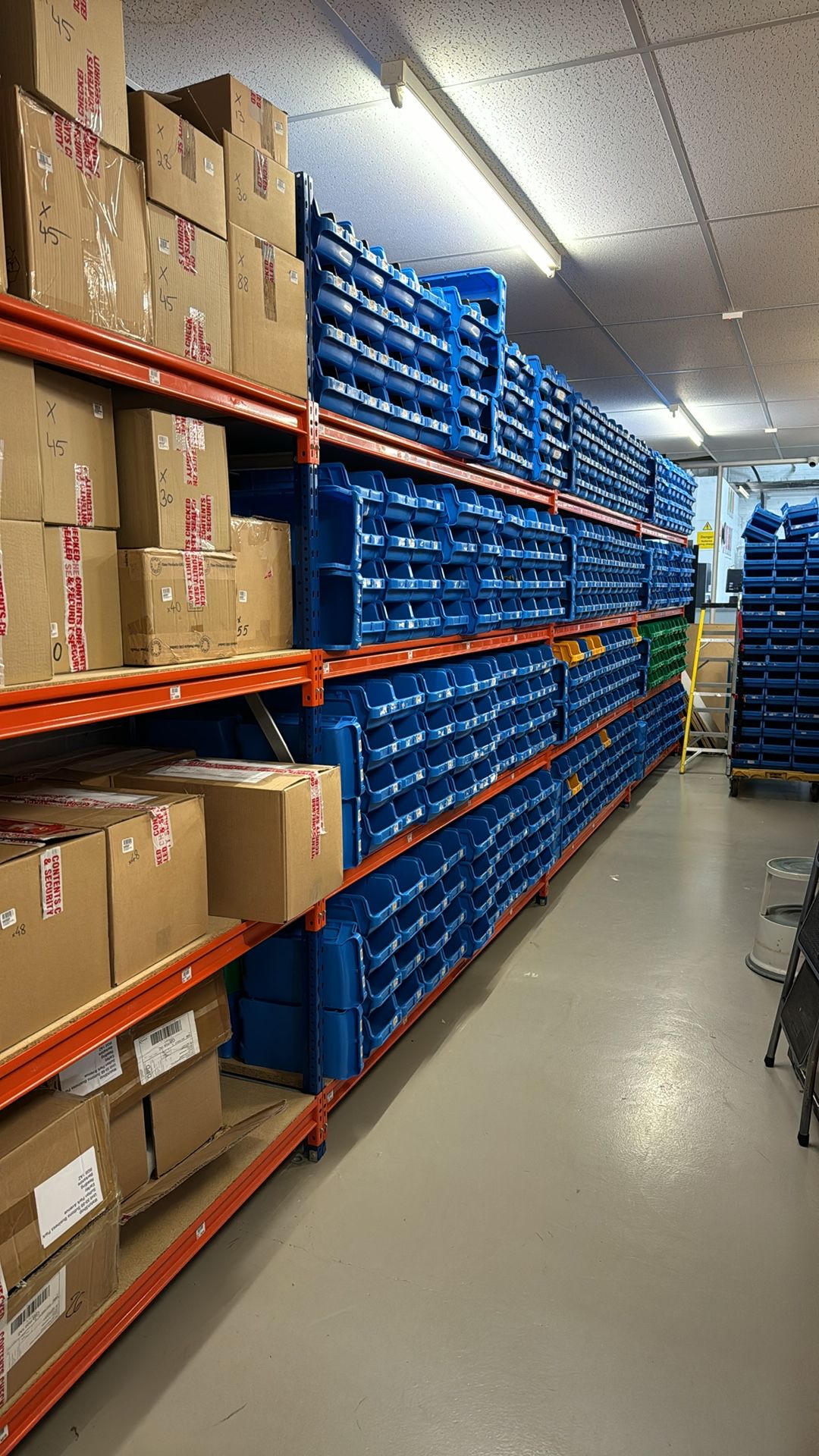 4 x Bays Of Boltless Shelving Racking