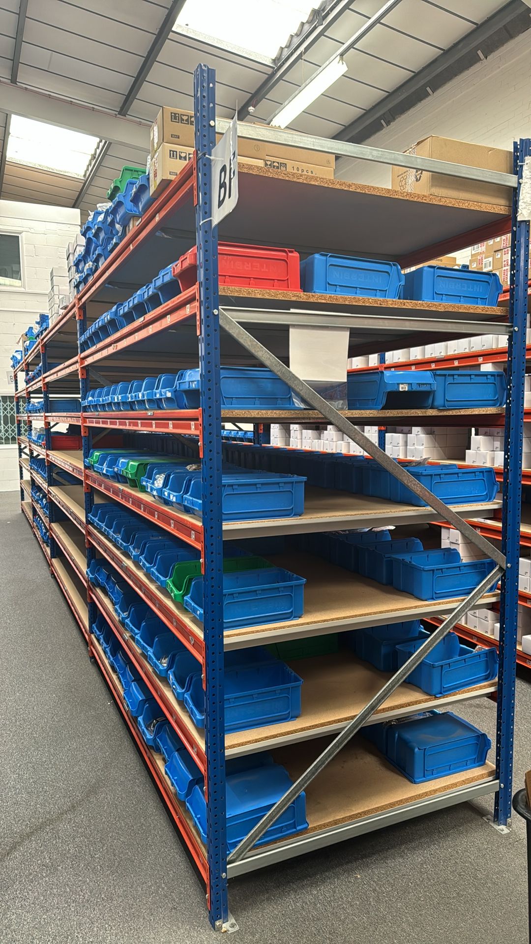 4 x Bays Of Boltless Shelving Racking - Image 3 of 4