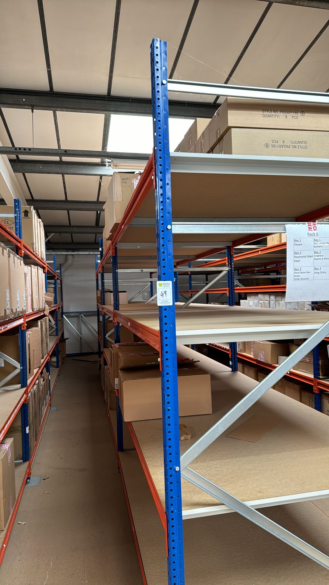 3 x Bays Of Boltless Shelving Racking