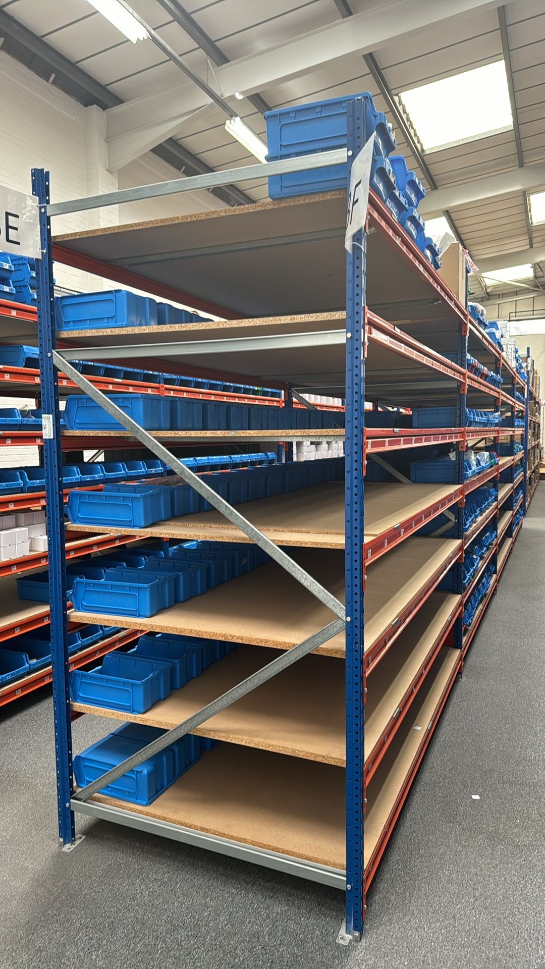 4 x Bays Of Boltless Shelving Racking - Image 2 of 4