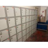 Bank Of 6 x 5 Lockers