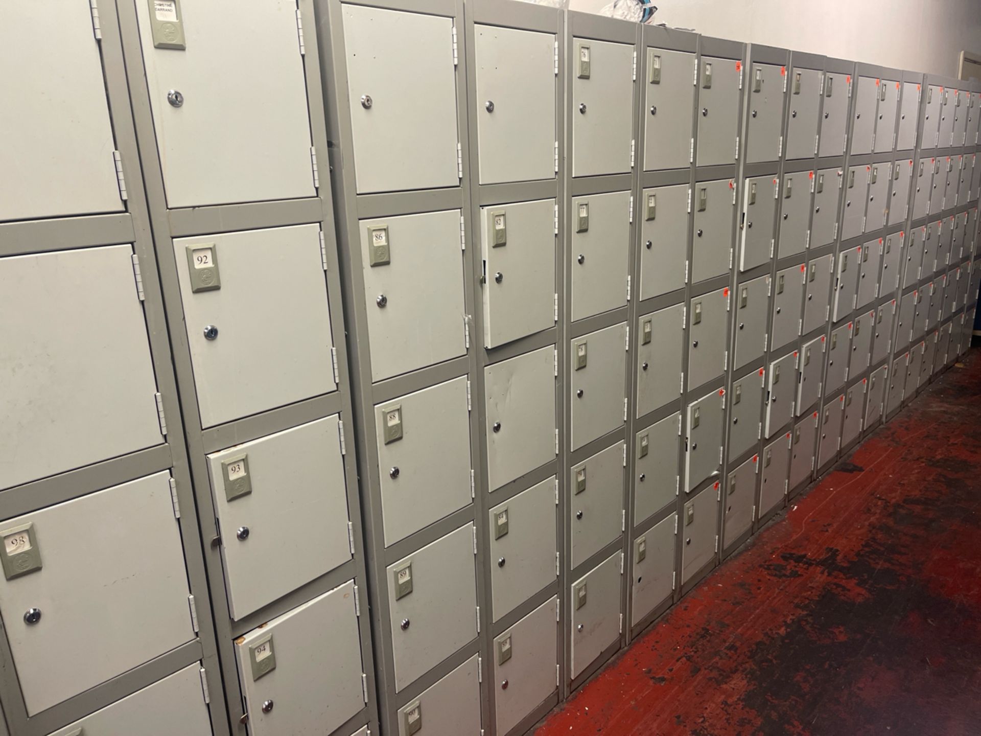 Bank Of 6 x 5 Lockers