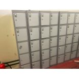 Bank Of 6 x 5 Lockers