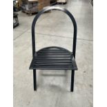 Metal Folding Chairs x 3