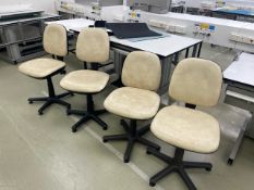 Clean Room Compliant Operator Chairs x4