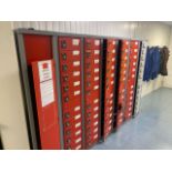 Bank Of 7 x Locker Units