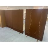 3 x Material Screens/Dividers