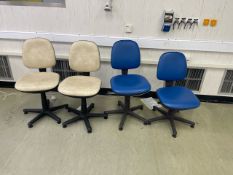 Clean Room Compliant Operator Chairs x4