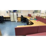 Bank Of 4 Office Desks