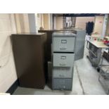 Bank Of Filing Cabinets x5
