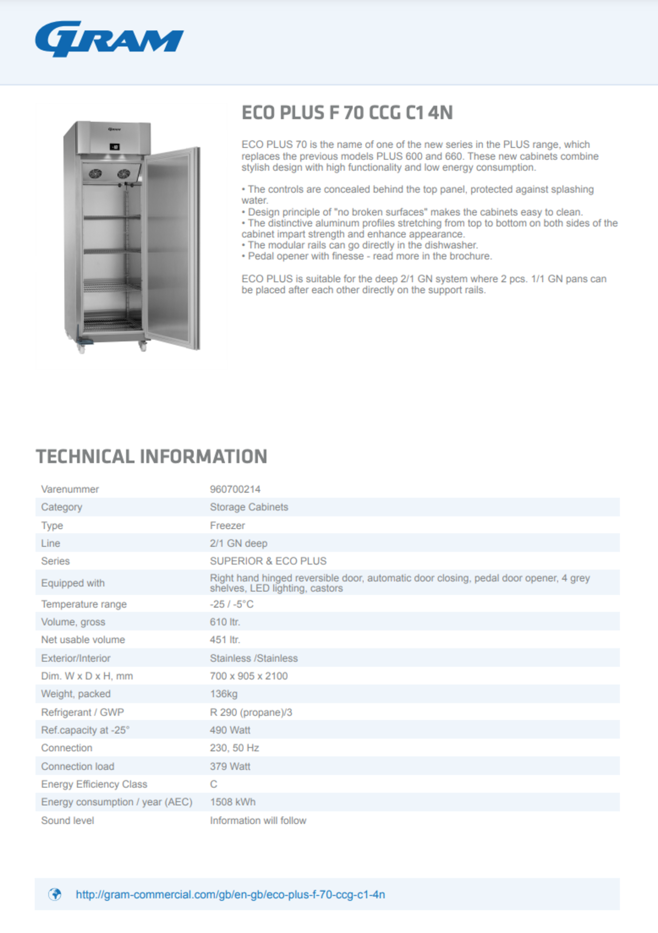 ECO PLUS F 70 CCG C1 4N - Image 7 of 7