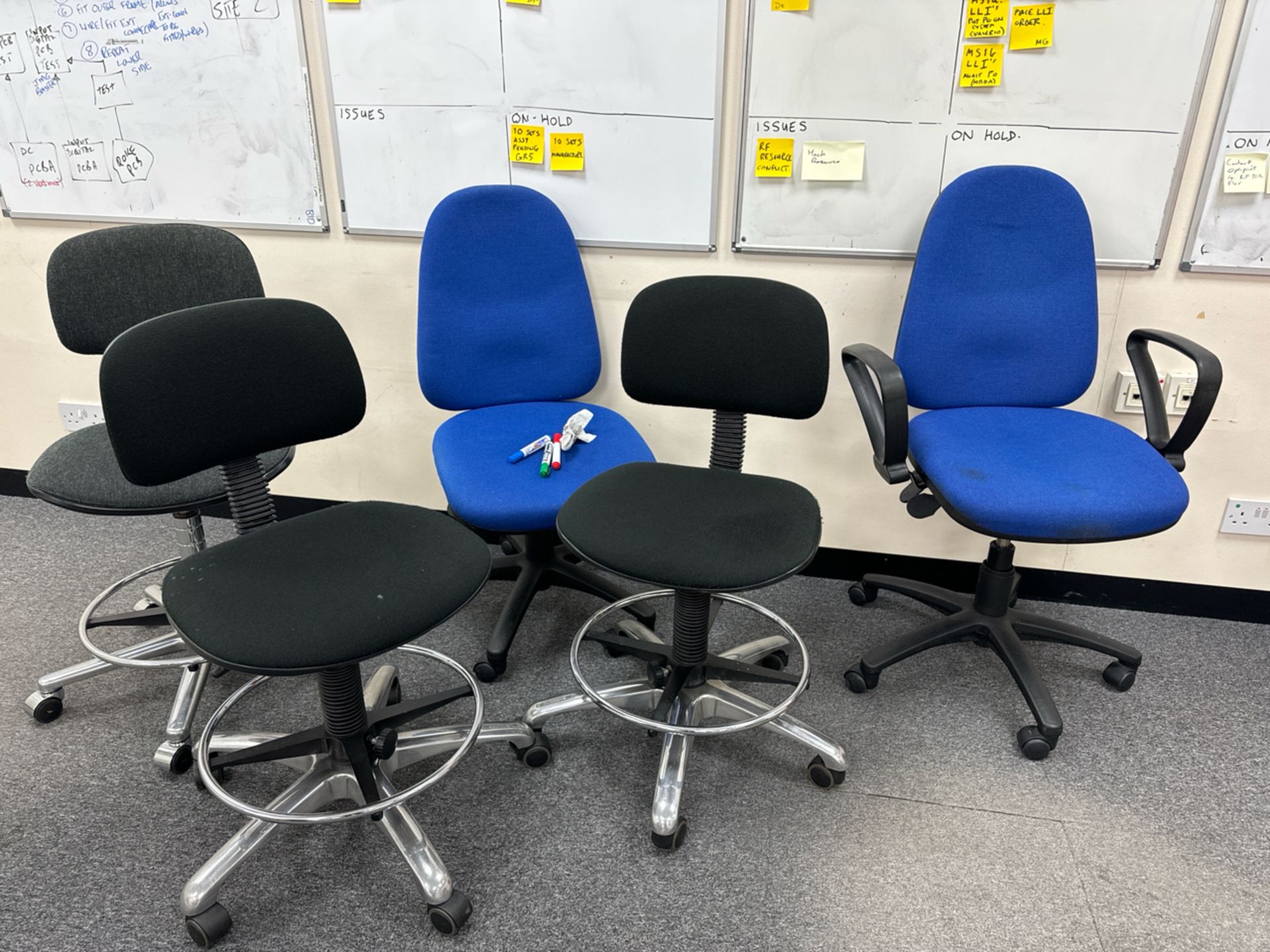 Mobile Office Chairs x5