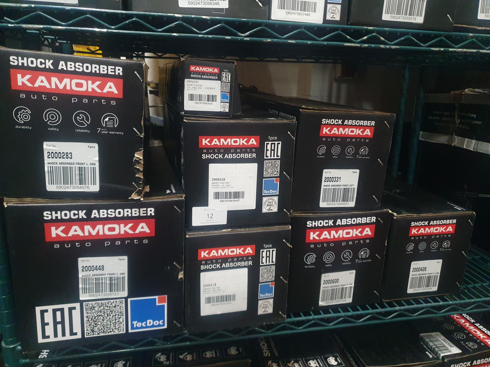 8 x Kamoka shock absorber assorted