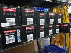 11 x assorted Kamoka shock absorbers