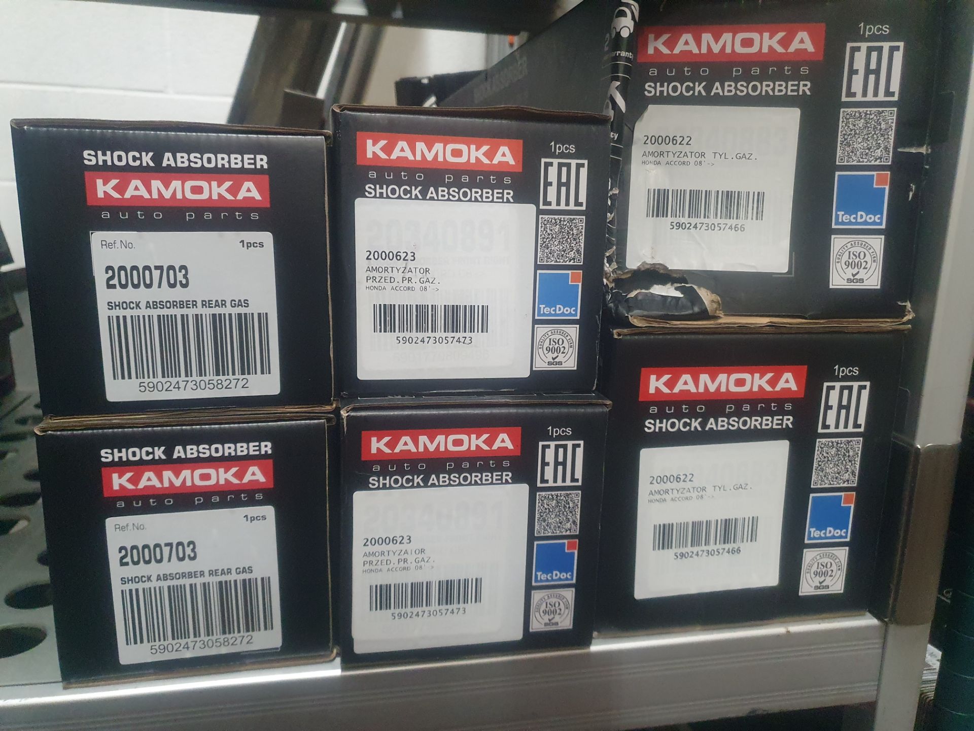 6 x Kamoka shock absorber assorted