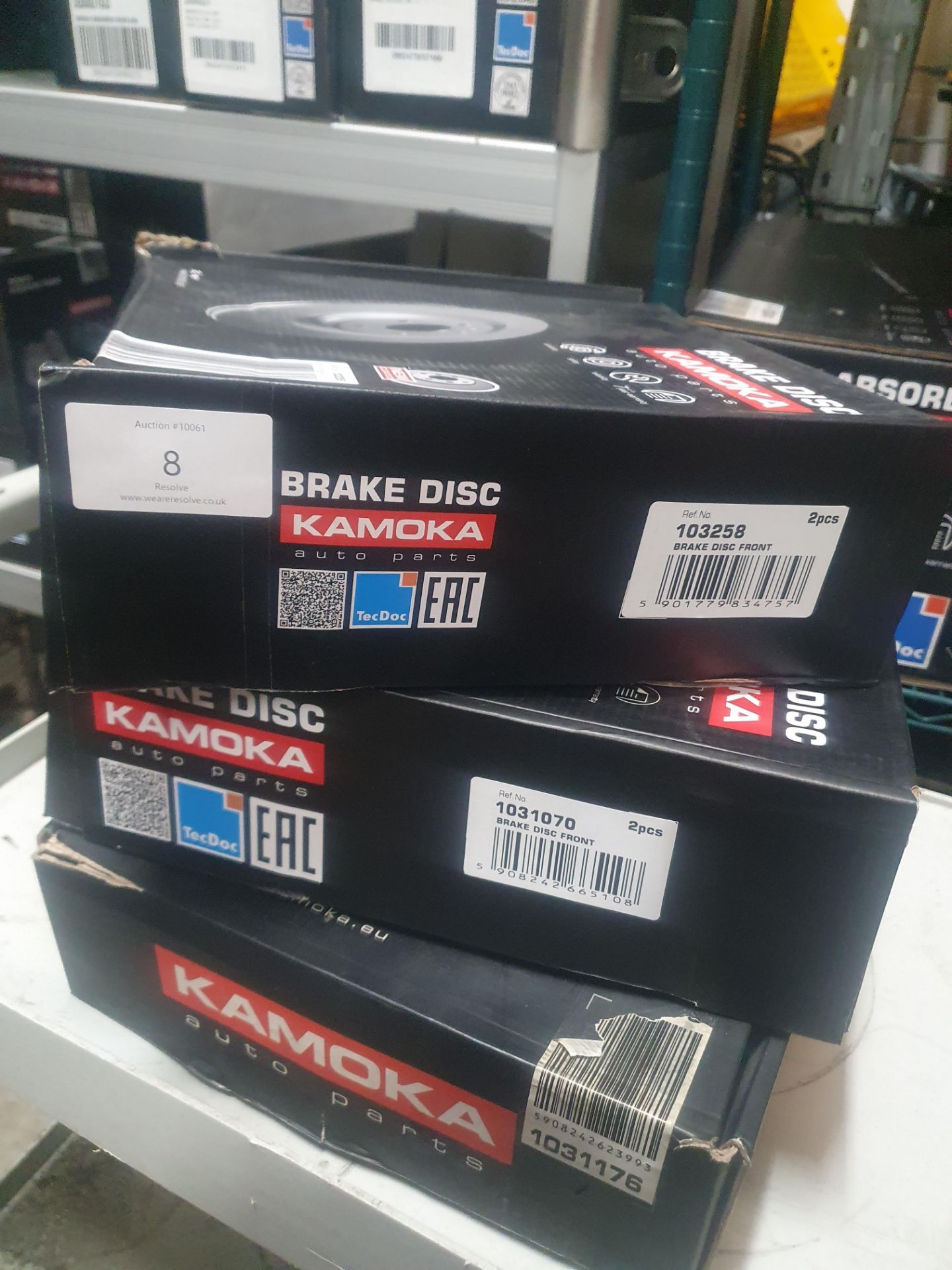 3 x Kamoka brake disc assorted