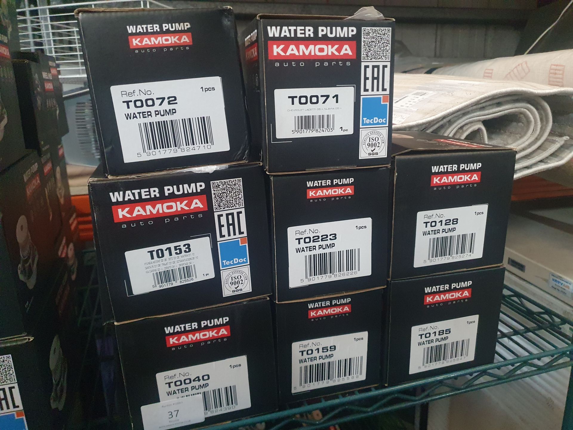 8 x Kamoka water pump assorted