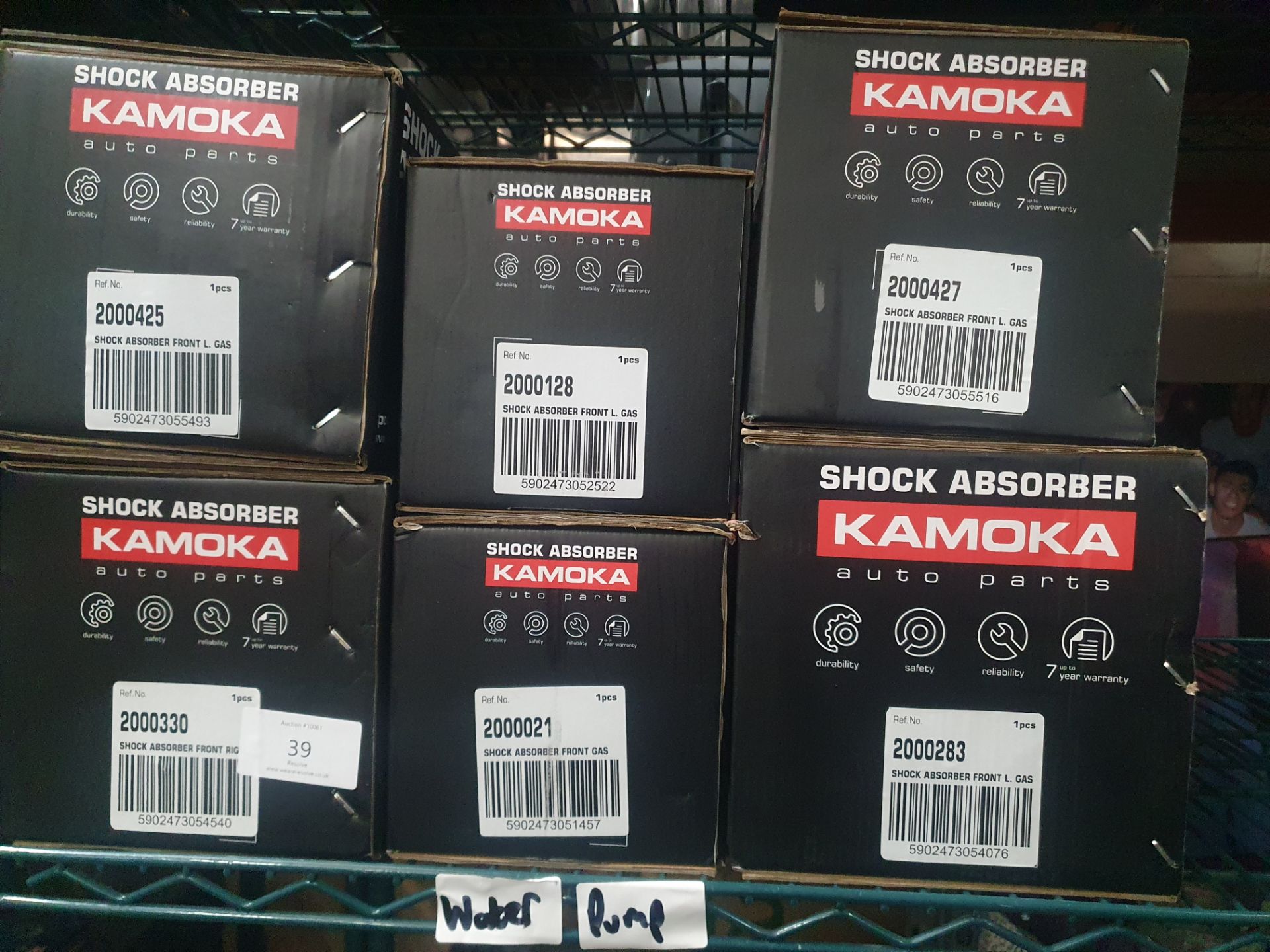 6 x Kamoka shock absorber assorted