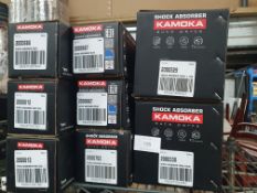 8 x assorted Kamoka shock absorbers