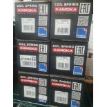 6 x Kamoka coil spring assorted