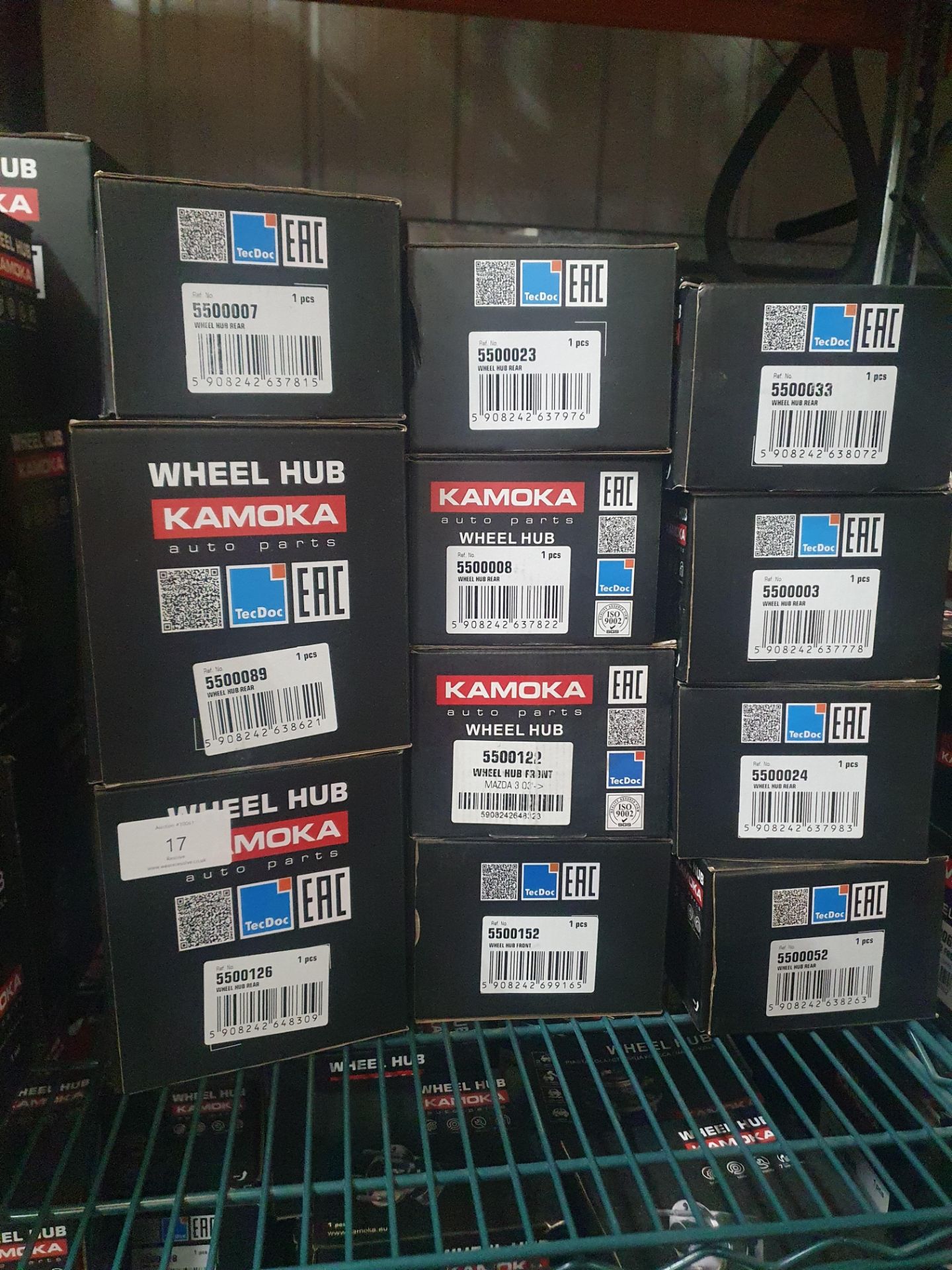 10 x Kamoka wheel hub assorted