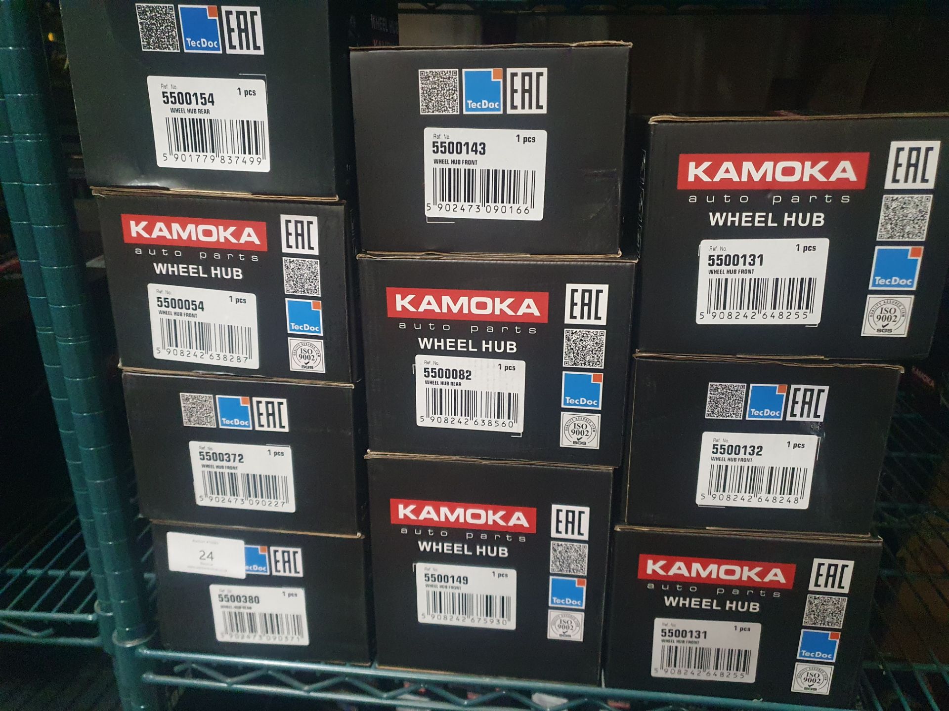 10 x Kamoka wheel hub assorted