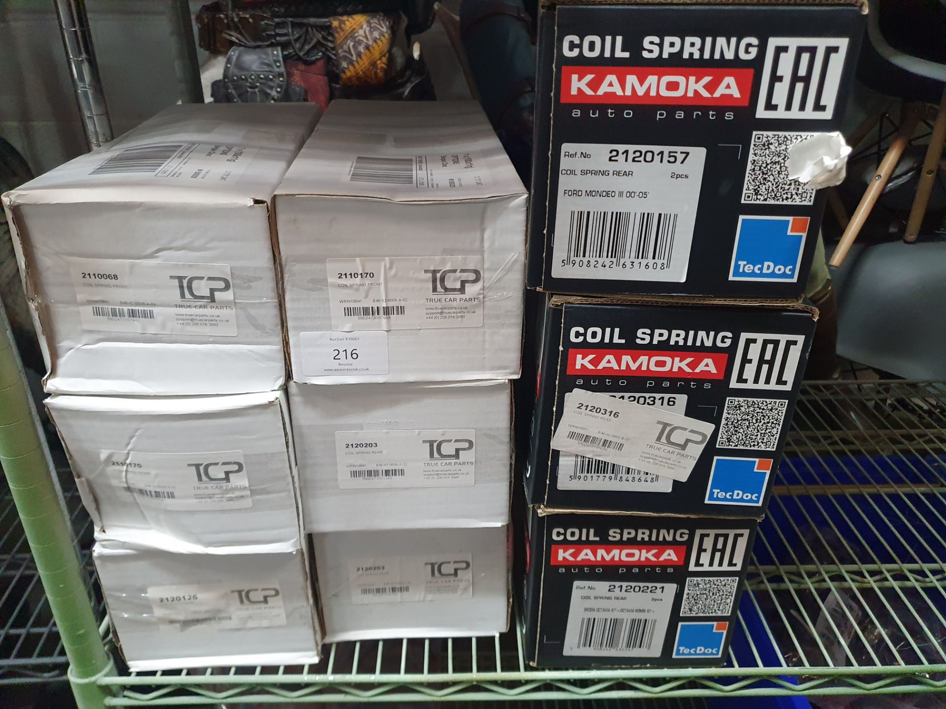 9 x Kamoka coil springs