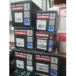 6 x Kamoka coil spring assorted