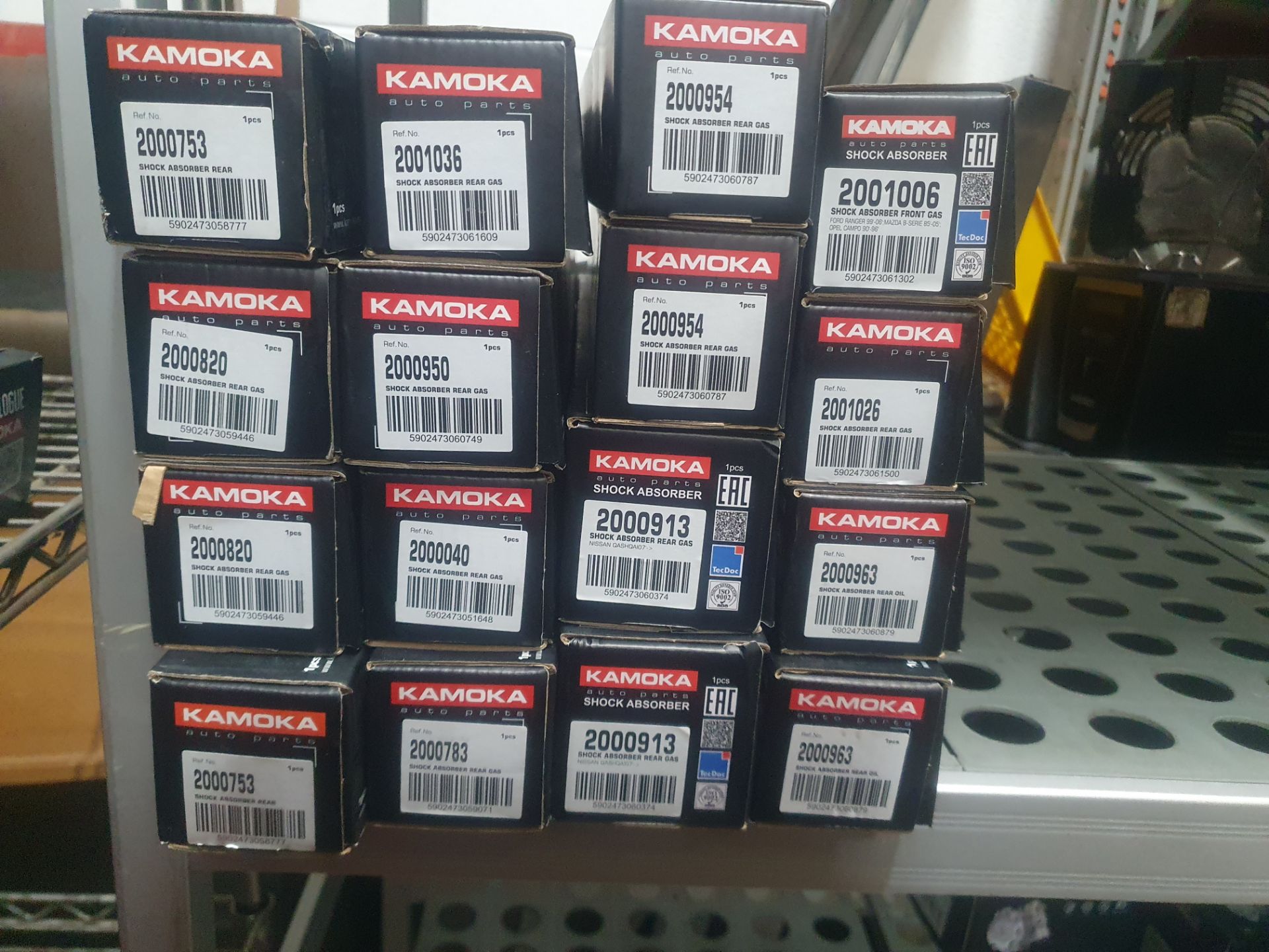 16 x Kamoka shock absorber assorted