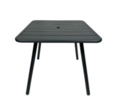 Grey Outdoor Metal Table