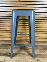 Steel Grey Bar Stool