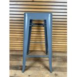 Steel Grey Bar Stool