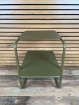 Firm Living 2 Tier Side Table Olive Green