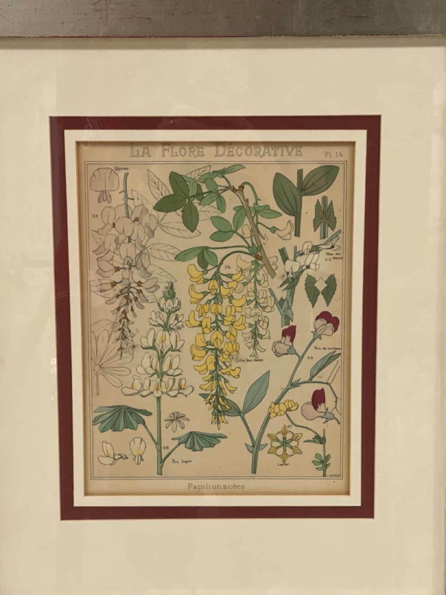 Floral Artwork Print From Claridge's Hotel - Image 2 of 2
