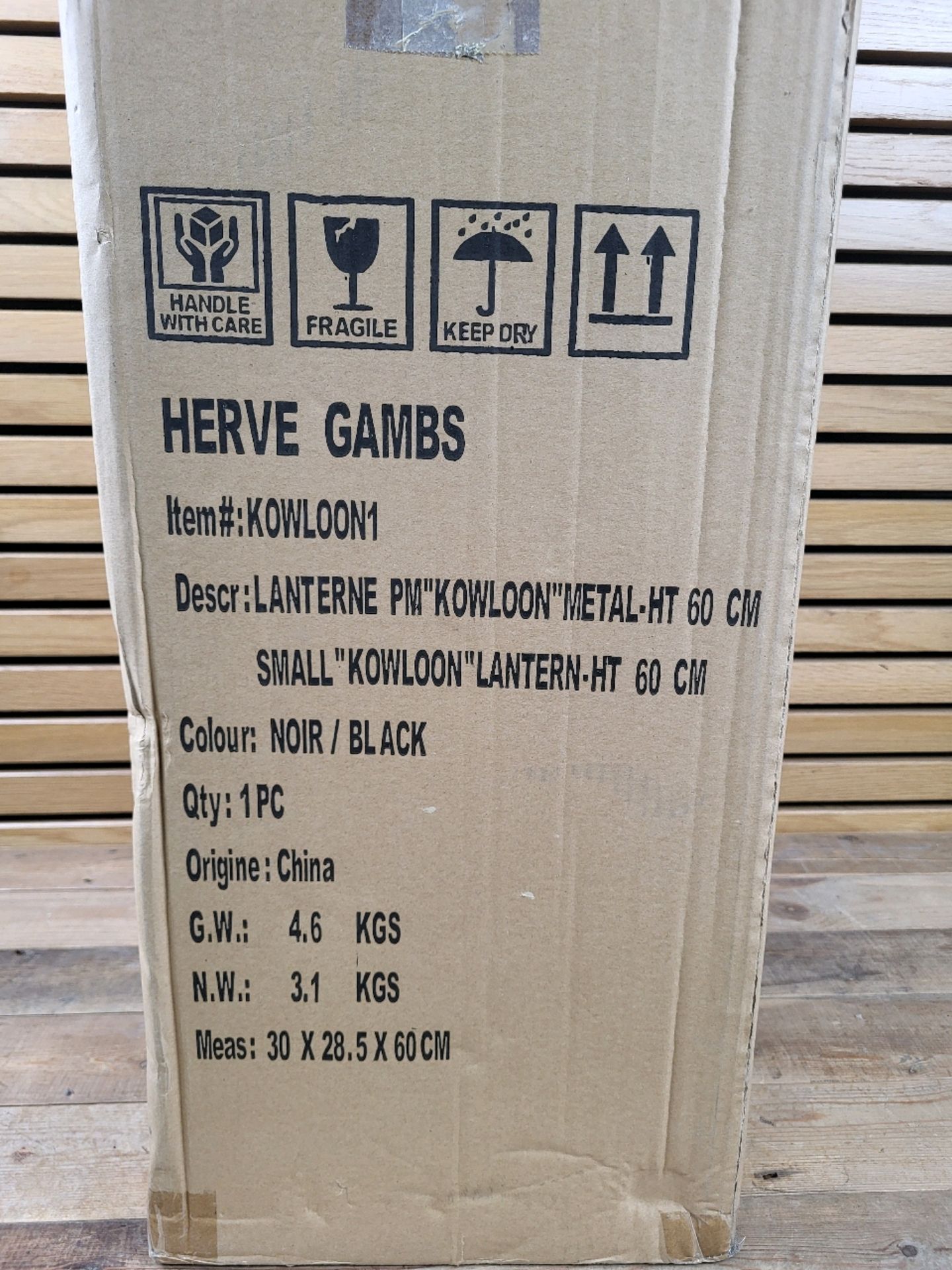 Herve Gambs Kowloon Metal Lantern - Image 5 of 5