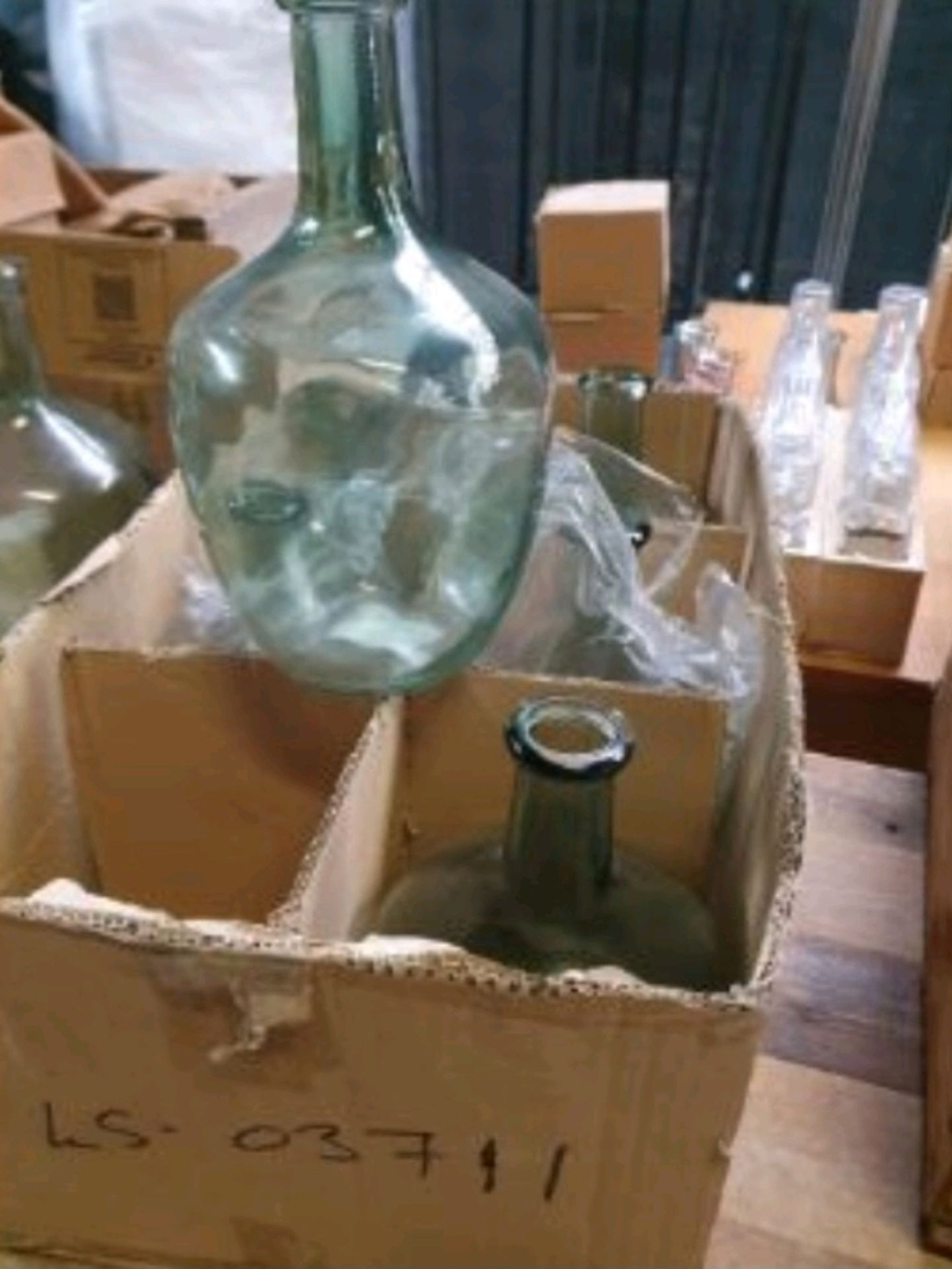 Large Green Bottles x6