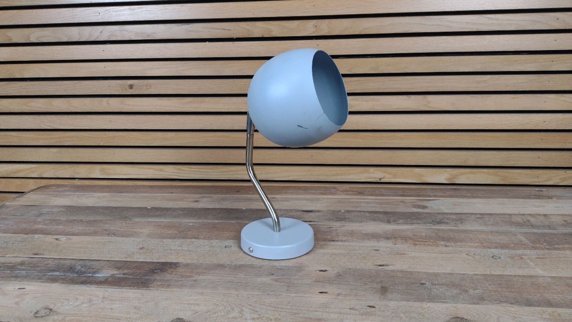 Grey Metal Lamp