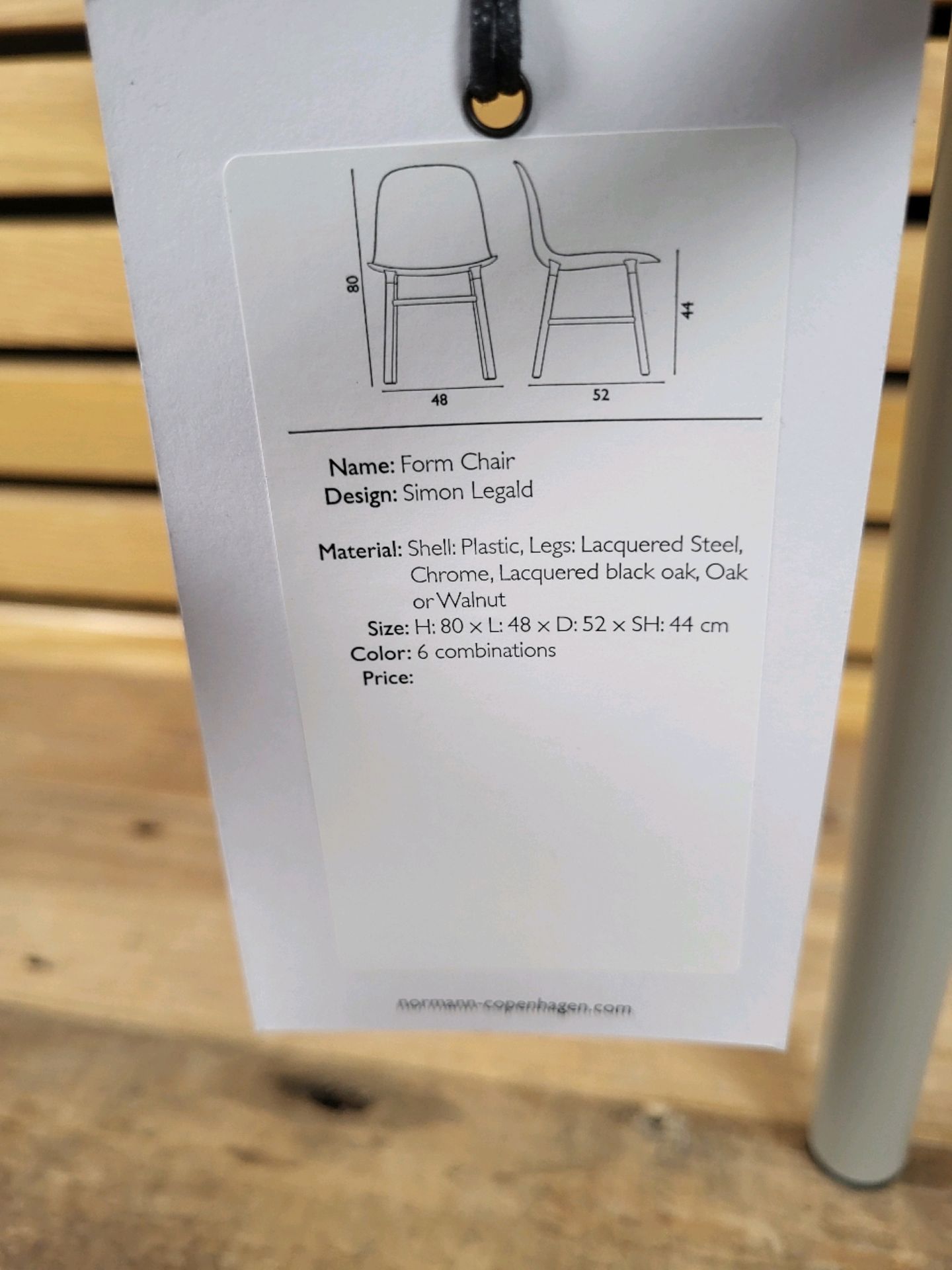 Normann Copenhagen Form Chair In Grey - Bild 3 aus 4
