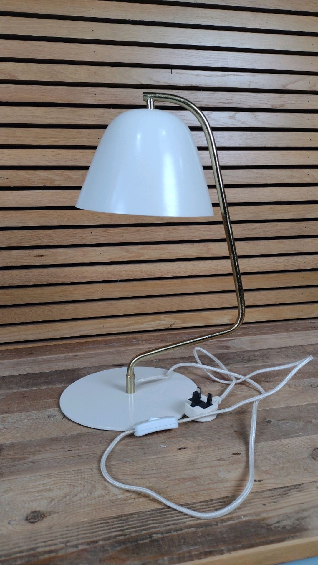 Amara White Table Lamp - Image 2 of 5