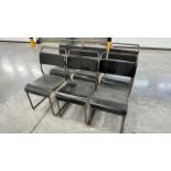 Black Wood Chairs x6