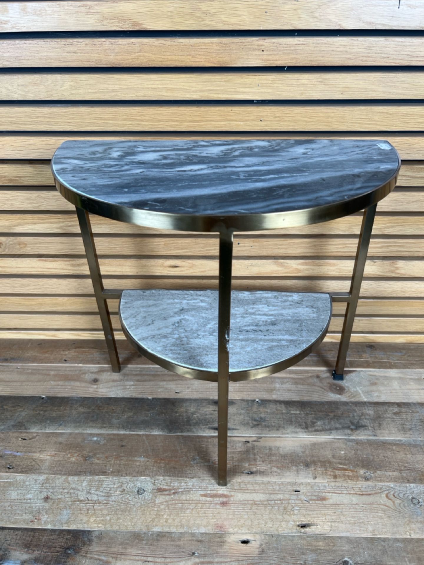 Bloomingville Clint Side Table With Marble Top