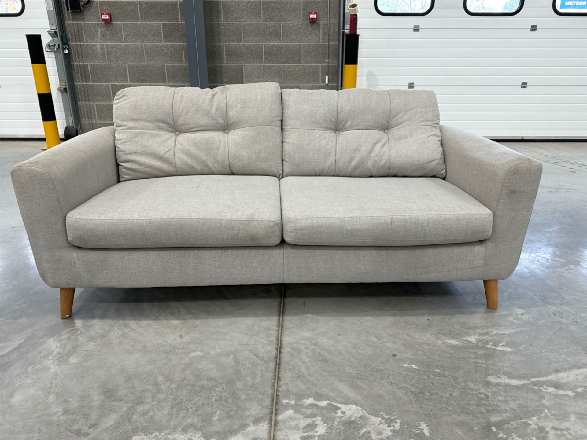Grey Fabric Sofa - Bild 2 aus 7