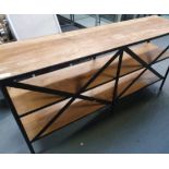 Wooden Shelving Unit