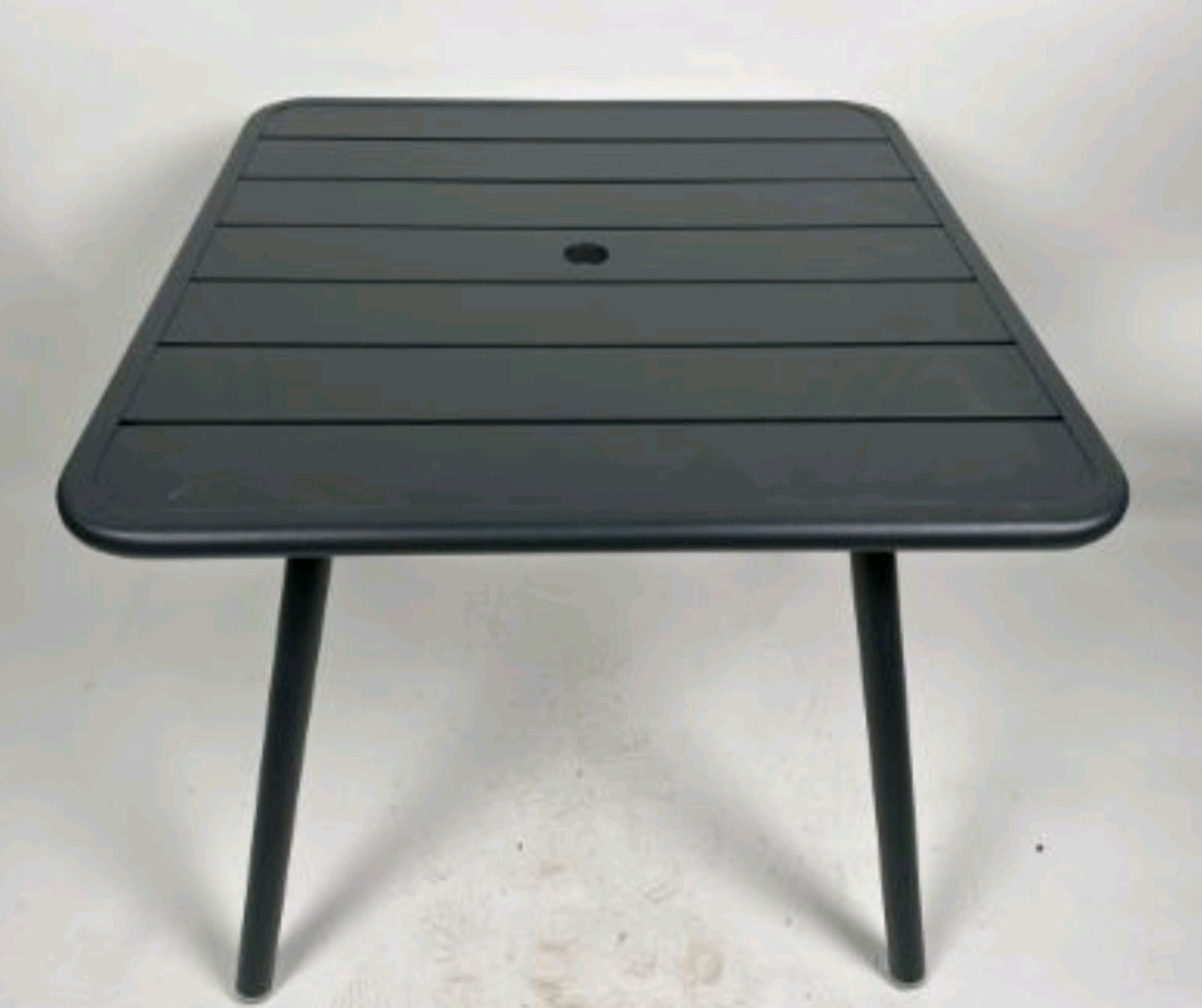 Grey Outdoor Metal Table - Image 3 of 3