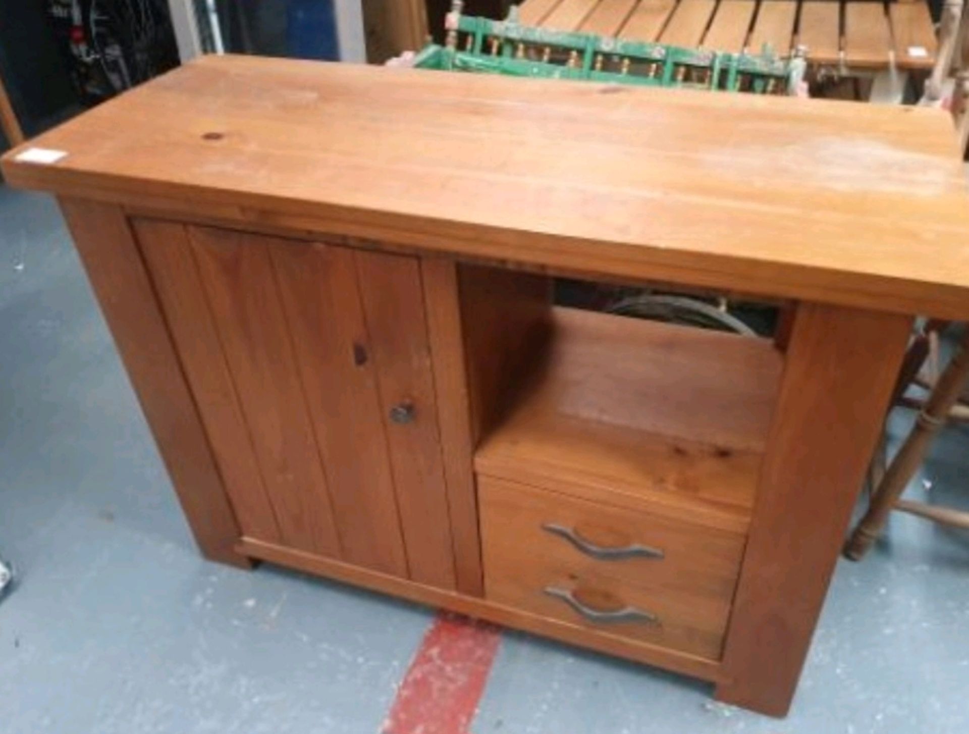 Solid Wood Table/Media Unit